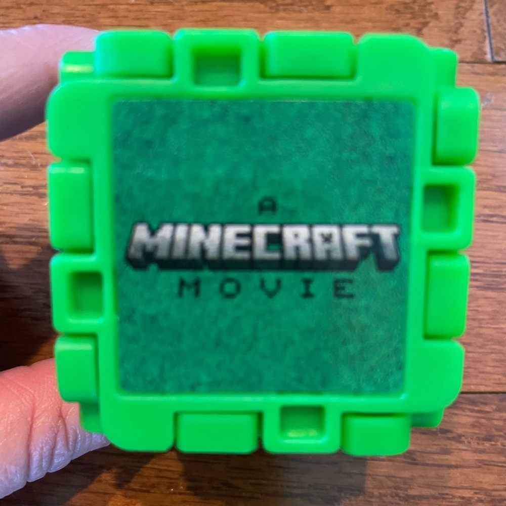 Minecraft Movie McDonald’s Toy #1 Grass Block & Llama